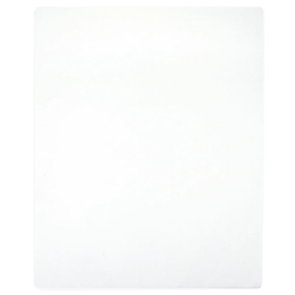 Jersey prostěradlo bílé 140x200 cm bavlna