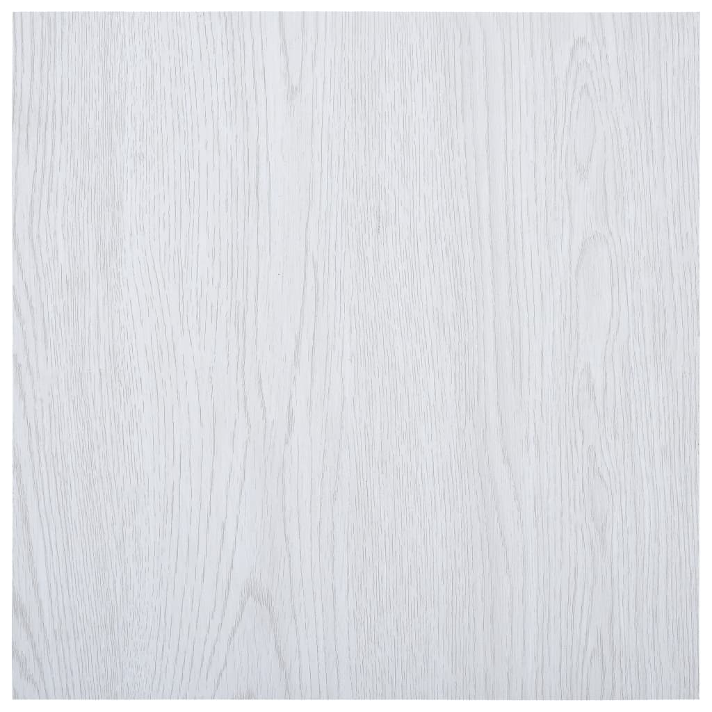 Samolepicí podlahové desky 5,11 m² PVC bílé