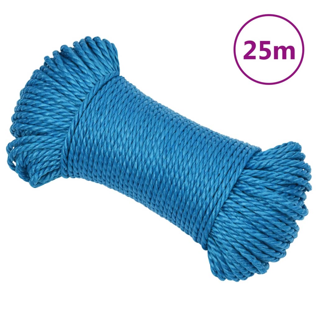 Pracovní lano modré 3 mm 25 m polypropylen