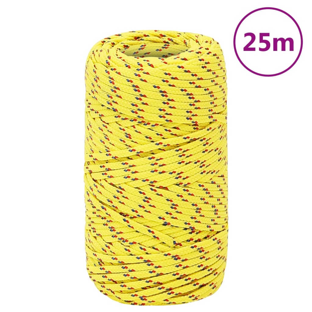 Lodní lano žluté 2 mm 25 m polypropylen