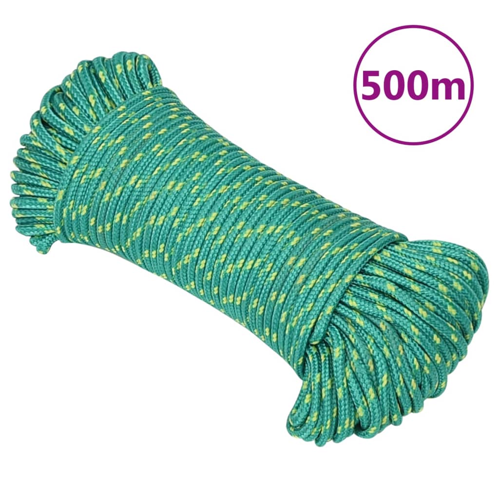 Lodní lano zelené 3 mm 500 m polypropylen