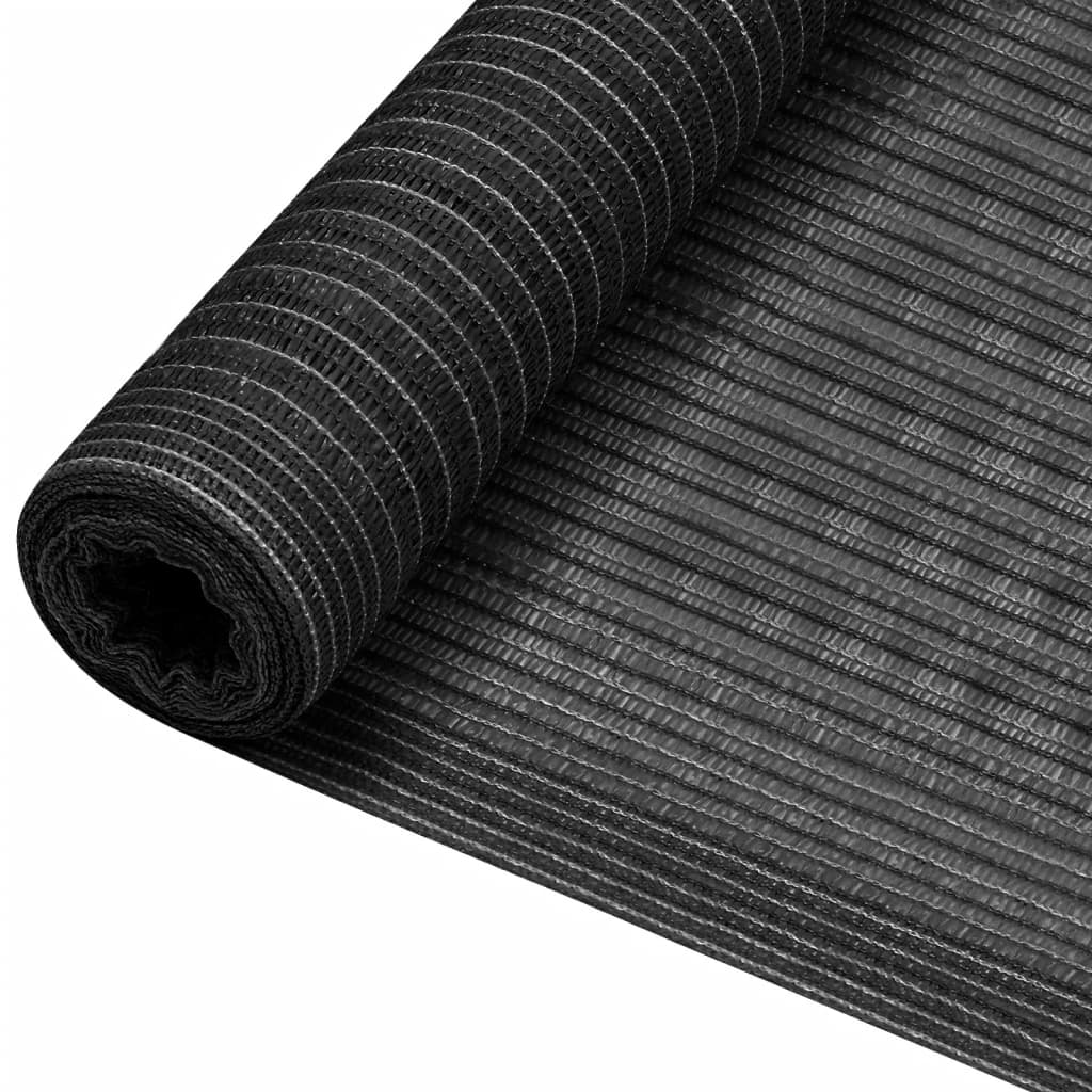 Stínící tkanina antracitová 1,2 x 10 m HDPE 75 g/m²