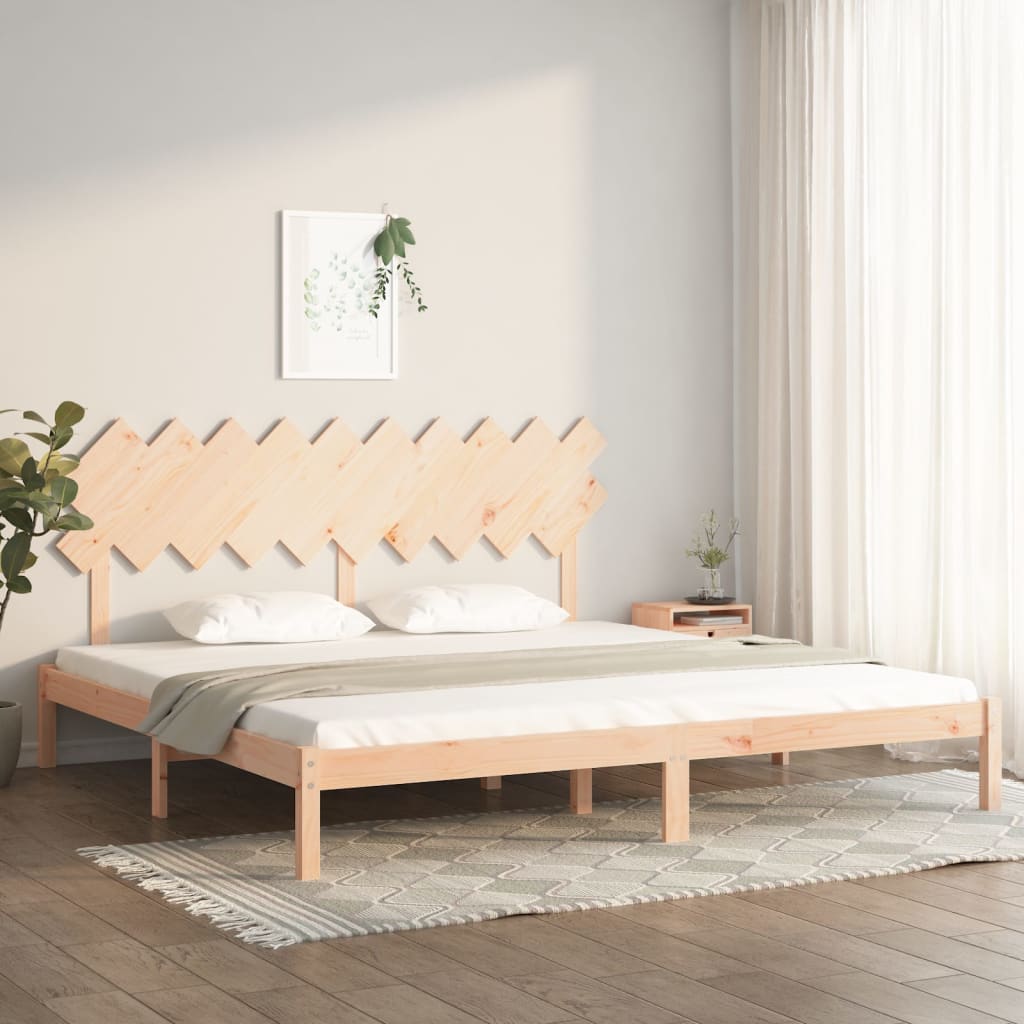 Rám postele 200 x 200 cm masivní dřevo