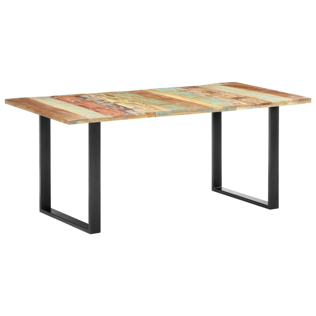 Jídelní stůl 180 x 90 x 76 cm masivní recyklované dřevo