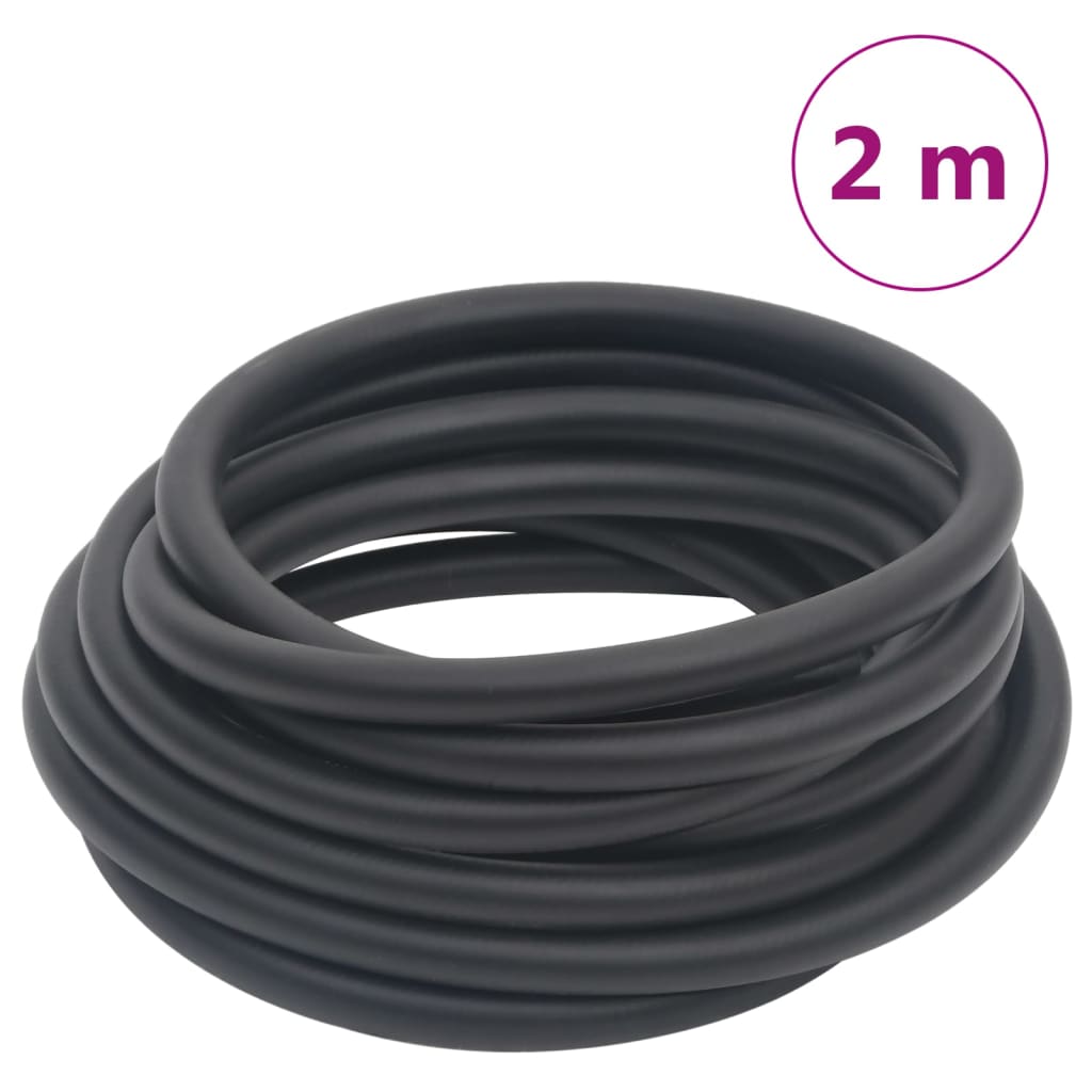 Hybridní vzduchová hadice černá 0,6" 2 m pryž a PVC