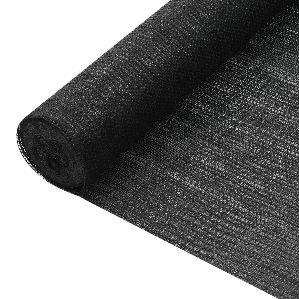 Stínící tkanina černá 1,2 x 10 m HDPE 75 g/m²
