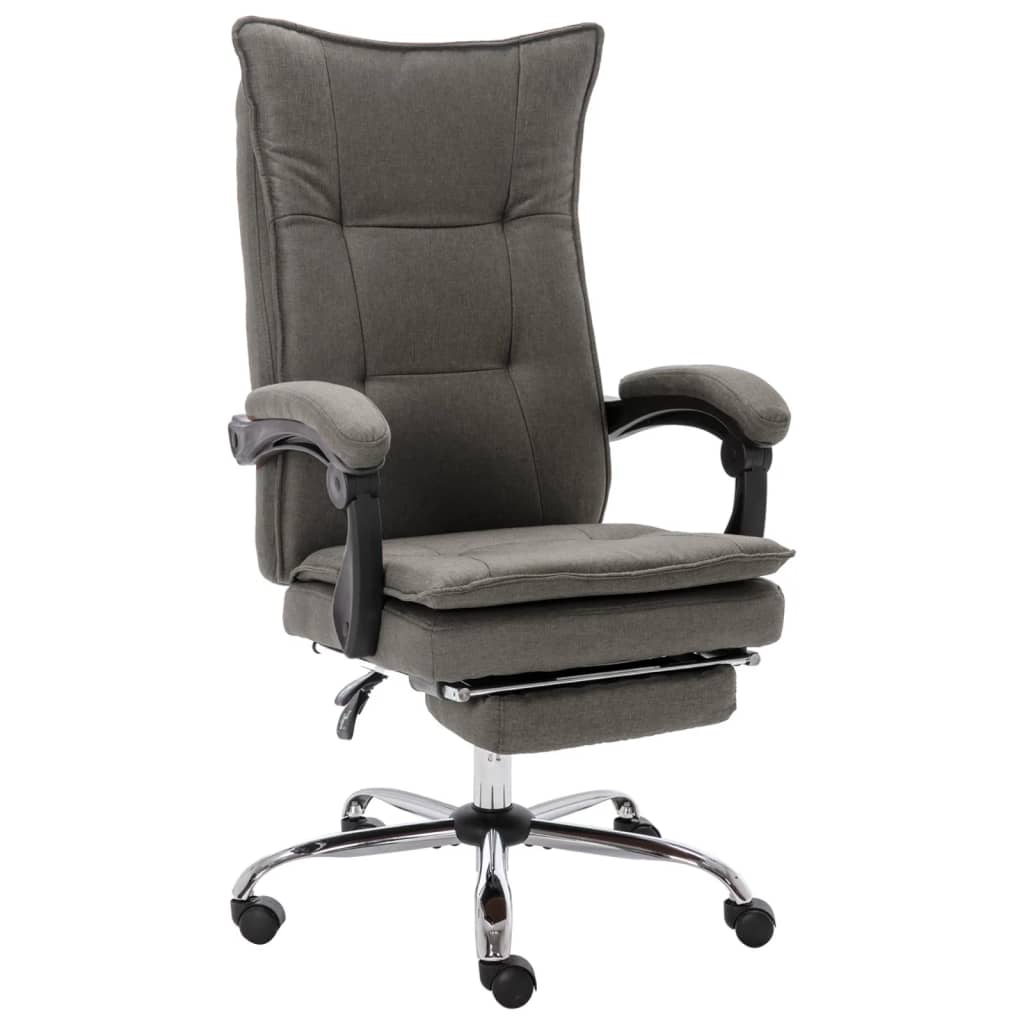 Kancelářská židle šedá textil