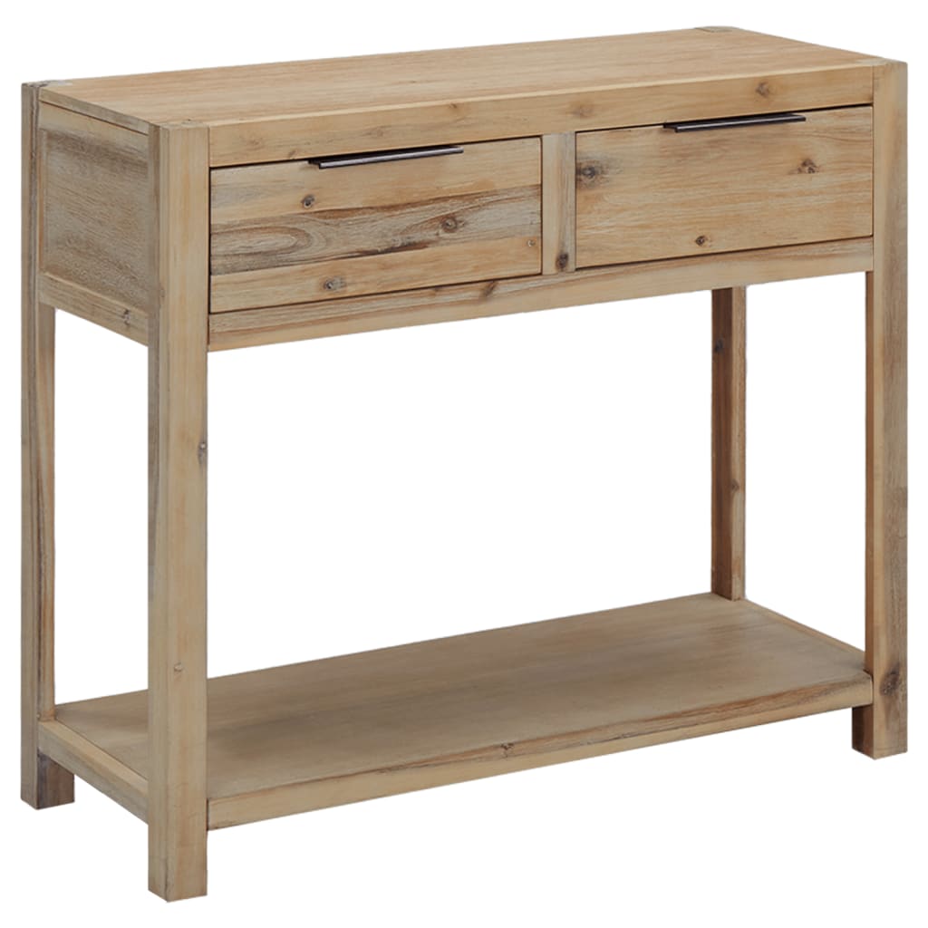 Konzolový stolek 82 x 33 x 73 cm masivní akáciové dřevo