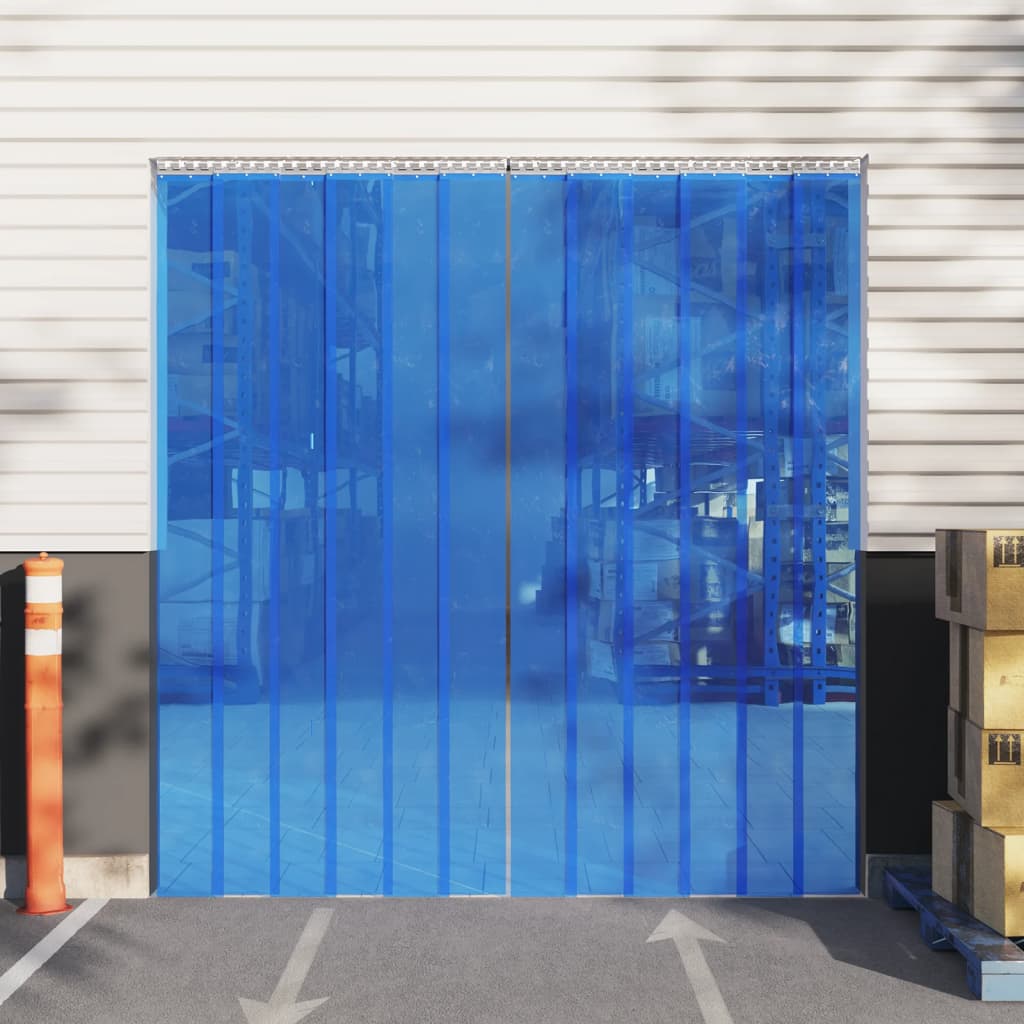 Závěs do dveří modrý 200 mm x 1,6 mm 25 m PVC