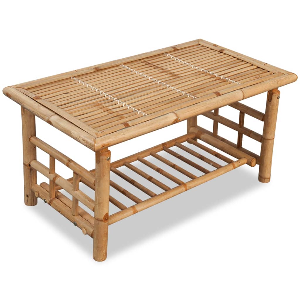 Konferenční stolek bambusový 90x50x45 cm