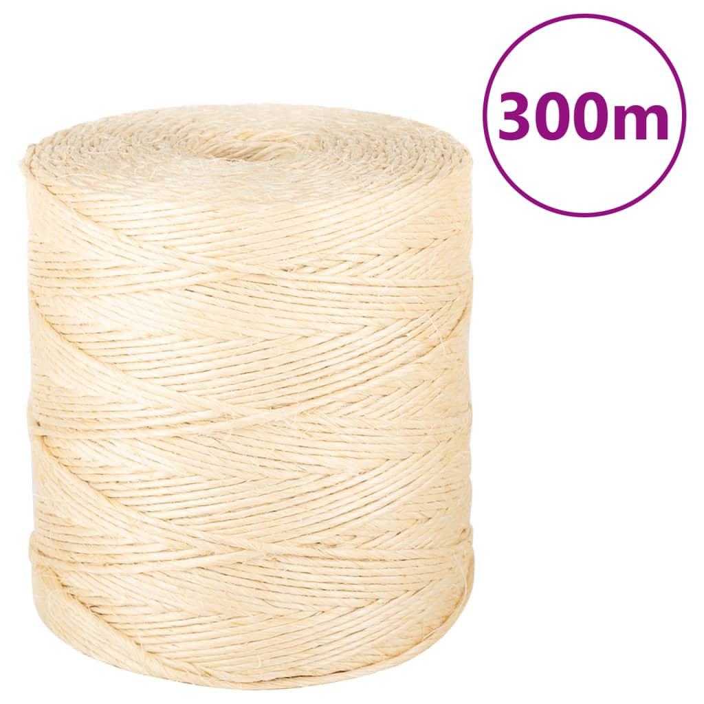 Provaz 100% sisal 2 mm 300 m