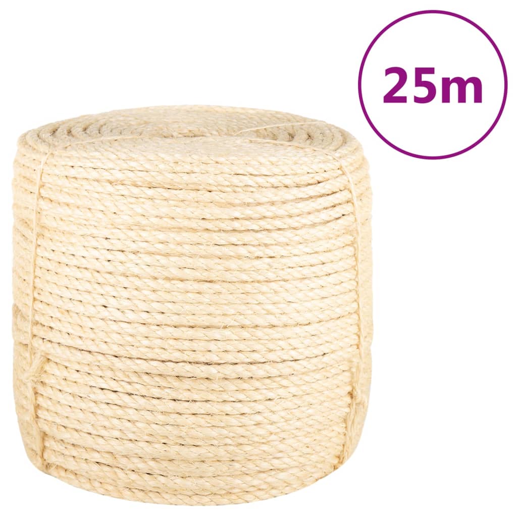 Provaz 100% sisal 8 mm 25 m