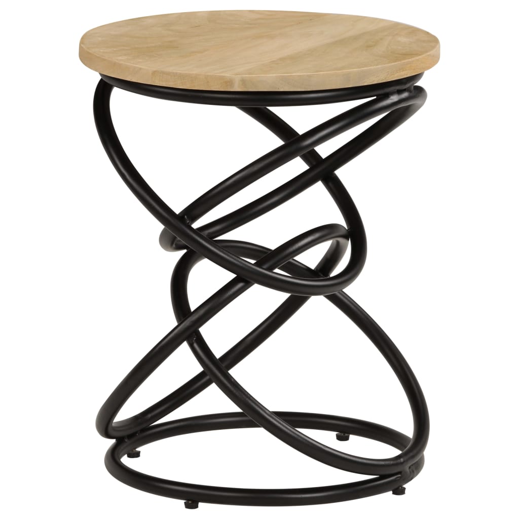 Přístavný stolek masivní mangovníkové dřevo 40 x 50 cm