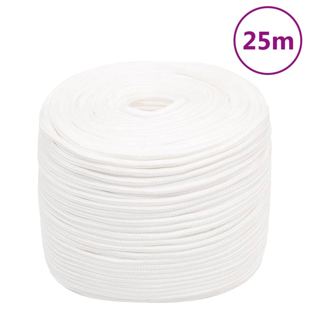 Lodní lano celobílé 6 mm 25 m polypropylen