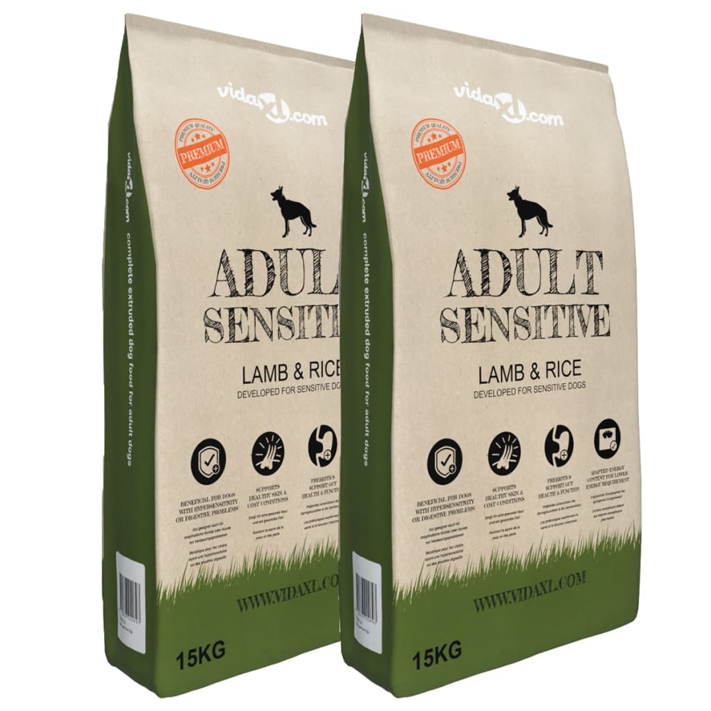 Prémiové psí granule Adult Sensitive Lamb & Rice, 2 ks, 30 kg