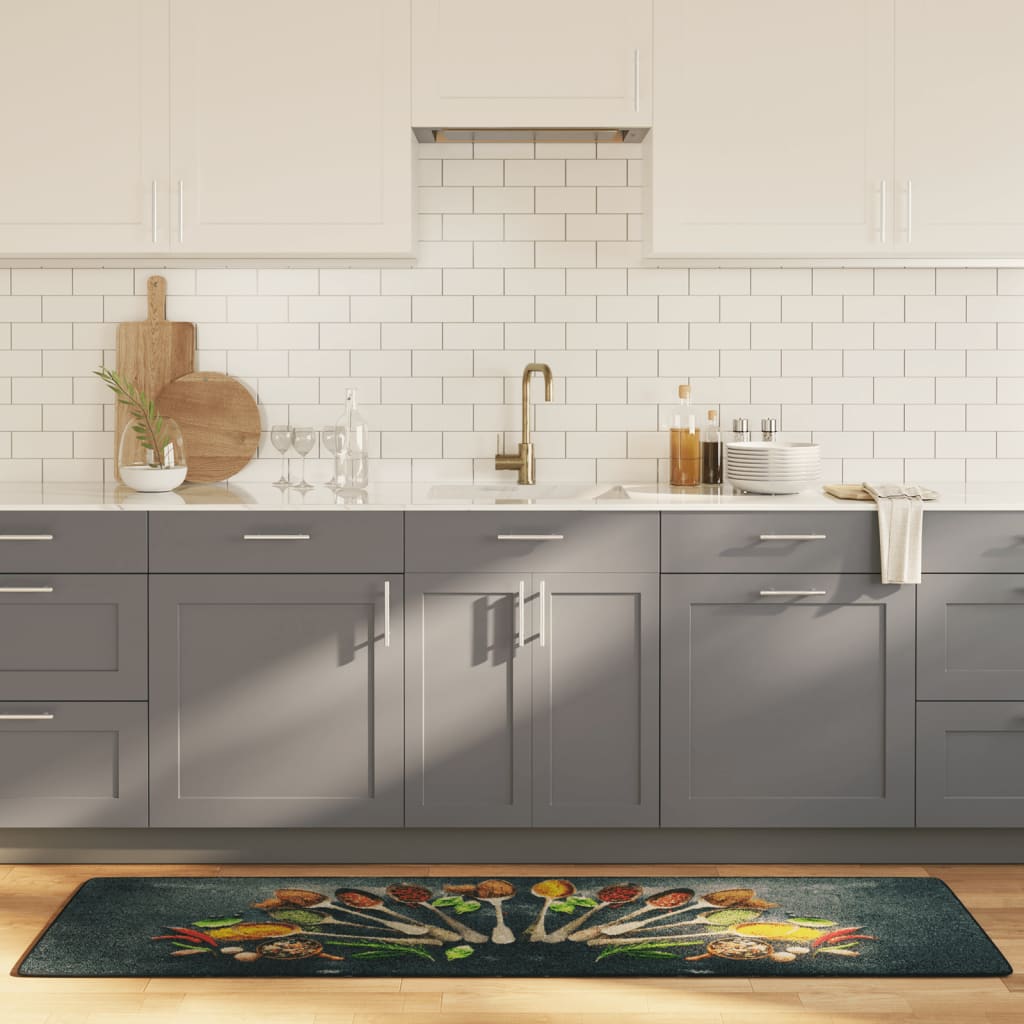 Kuchyňský koberec vícebarevný 60x180 cm pratelný protiskluzový