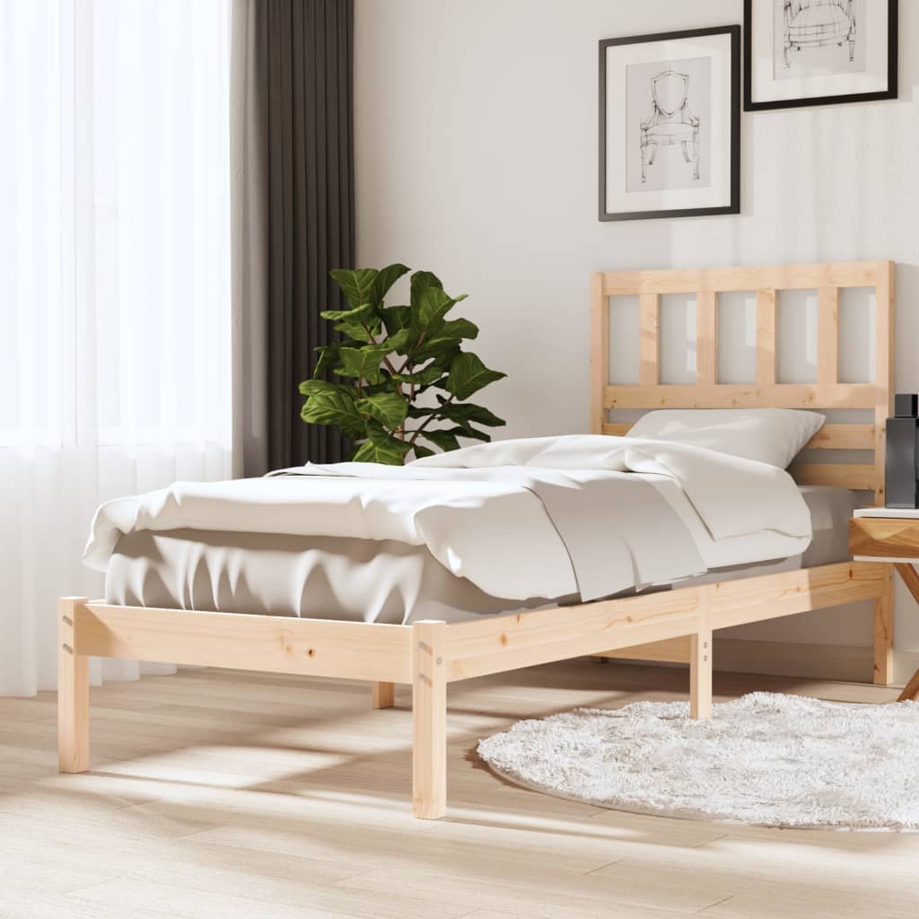 Rám postele 75 x 190 cm Small Single masivní borovice