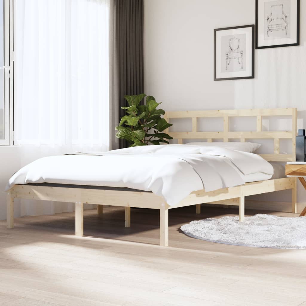 Rám postele 120 x 190 cm Small Double masivní dřevo