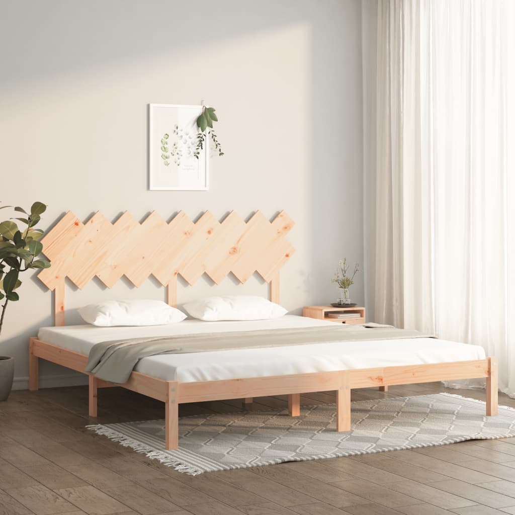 Rám postele 180 x 200 cm Super King masivní dřevo