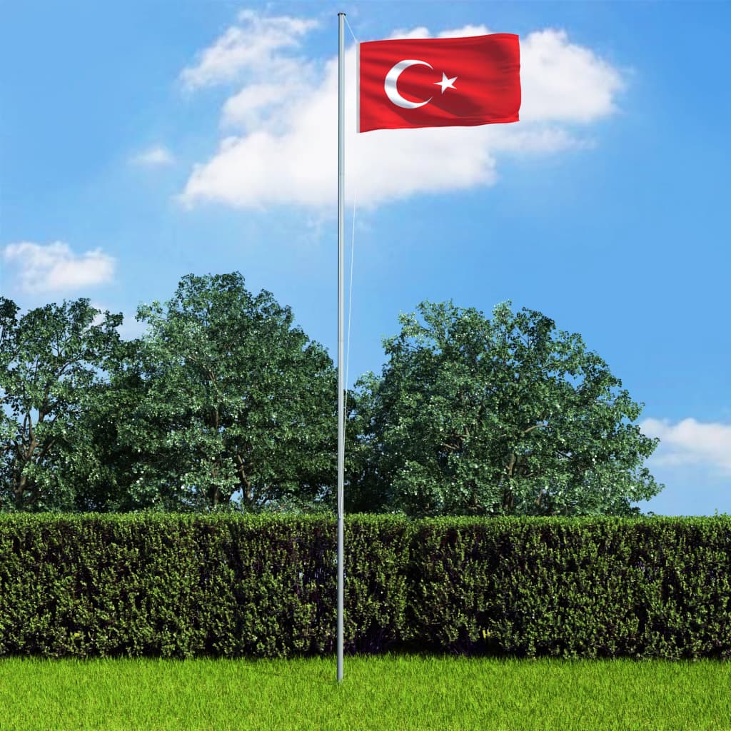 Turecká vlajka 90 x 150 cm