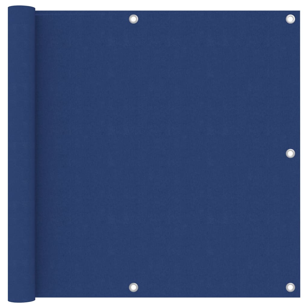 Balkónová zástěna modrá 90 x 600 cm oxfordská látka