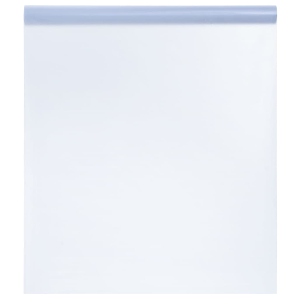 Okenní fólie statická matná průhledná šedá 45 x 500 cm PVC