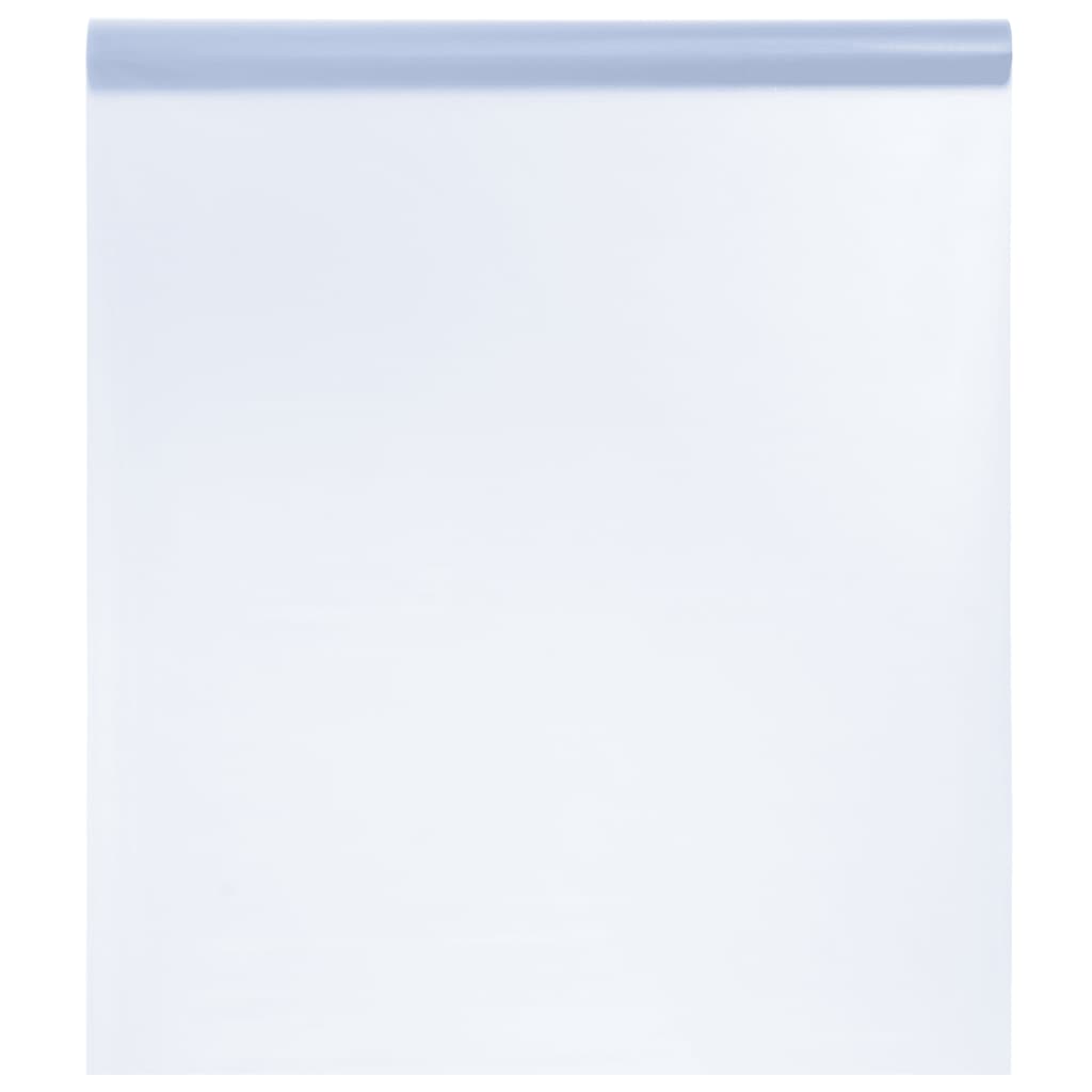 Okenní fólie statická matná průhledná šedá 90 x 500 cm PVC