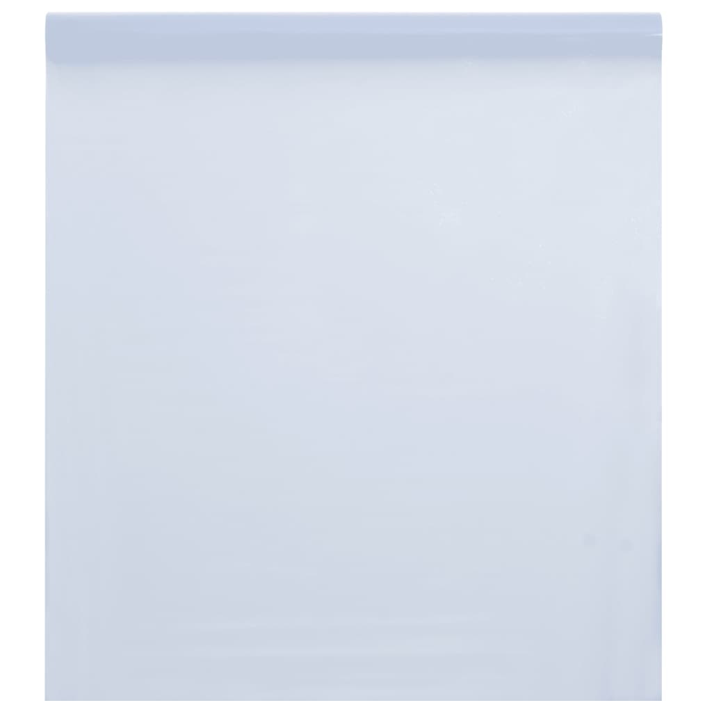 Okenní fólie statická matná průhledná bílá 45 x 2 000 cm PVC