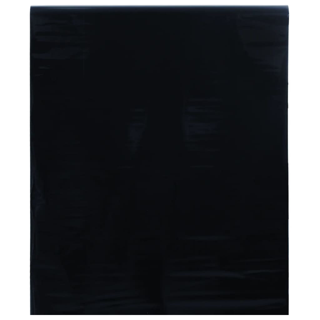 Okenní fólie statická matná černá 90 x 500 cm PVC