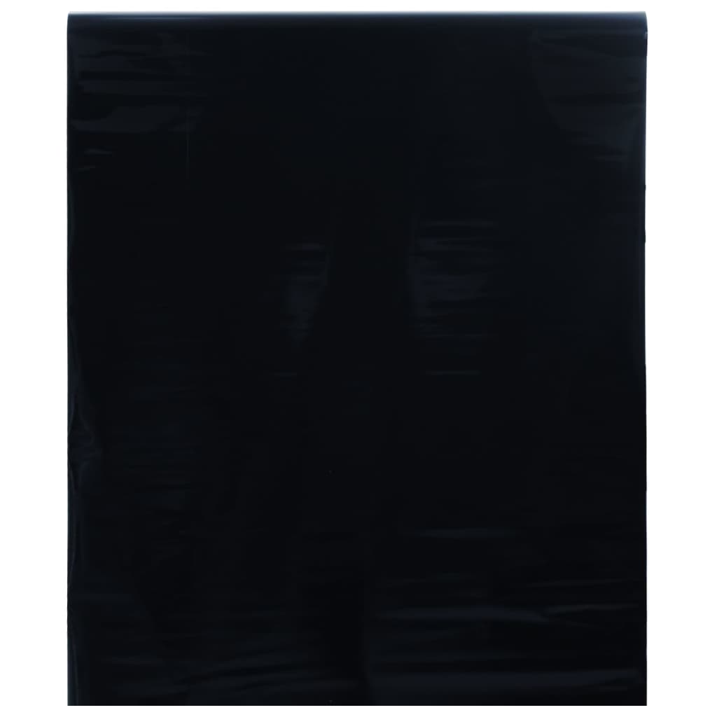 Okenní fólie statická matná černá 90 x 1 000 cm PVC