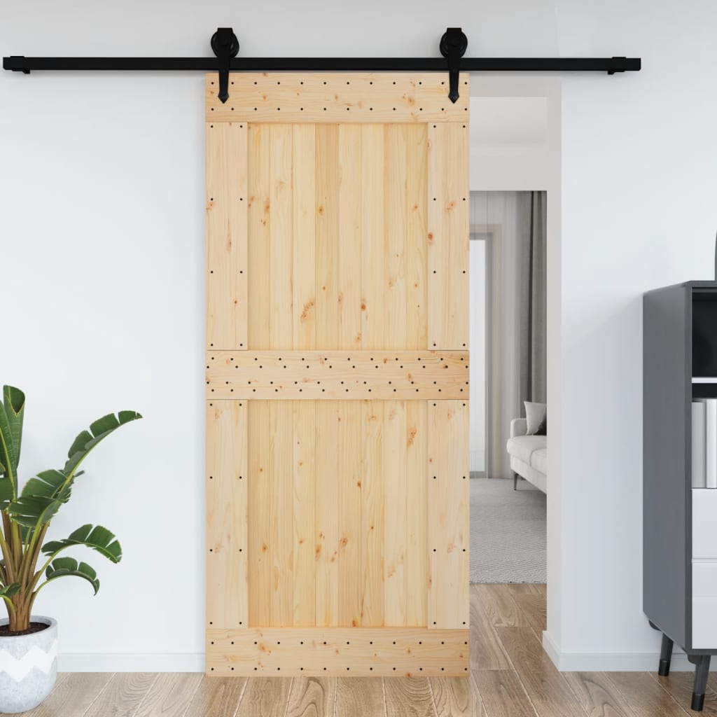 Dveře NORVIK 100 x 210 cm masivní borové dřevo