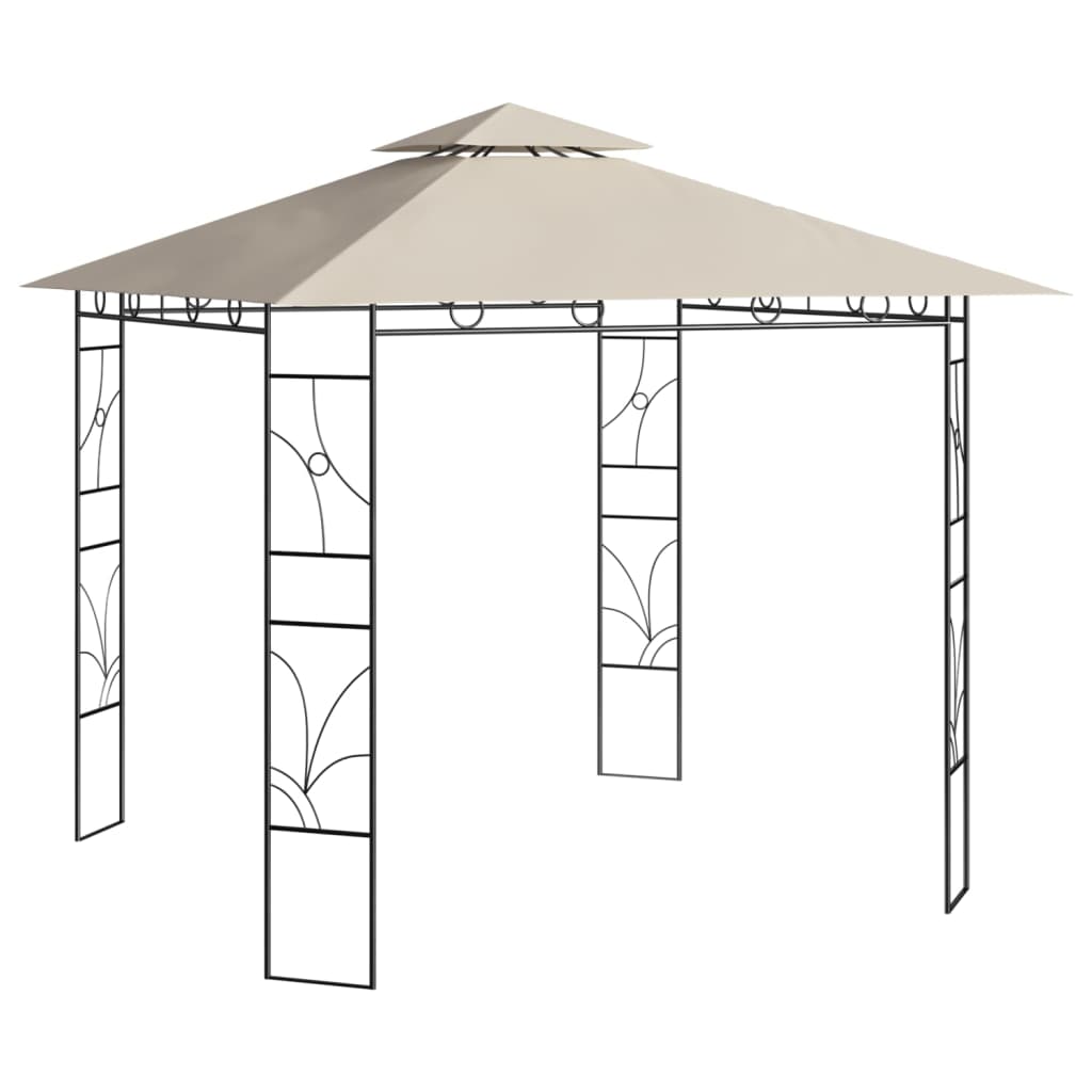 Altán 3 x 3 x 2,7 m krémový 160 g/m²