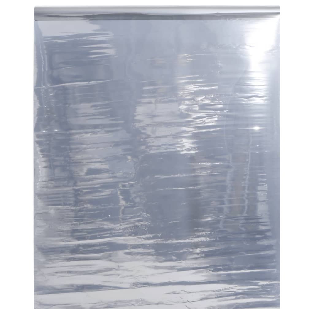 Solární fólie statická reflexní efekt stříbrná 90 x 500 cm PVC
