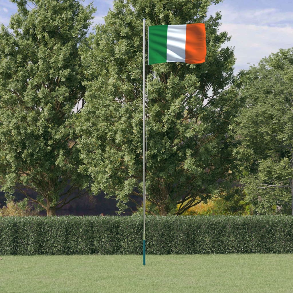 Vlajka Irska a stožár 6,23 m hliník