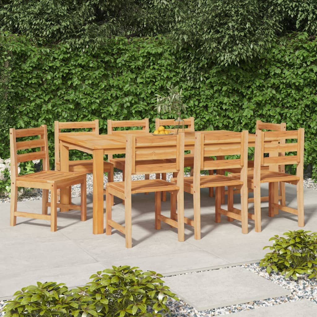Zahradní židle 8 ks masivní teakové dřevo