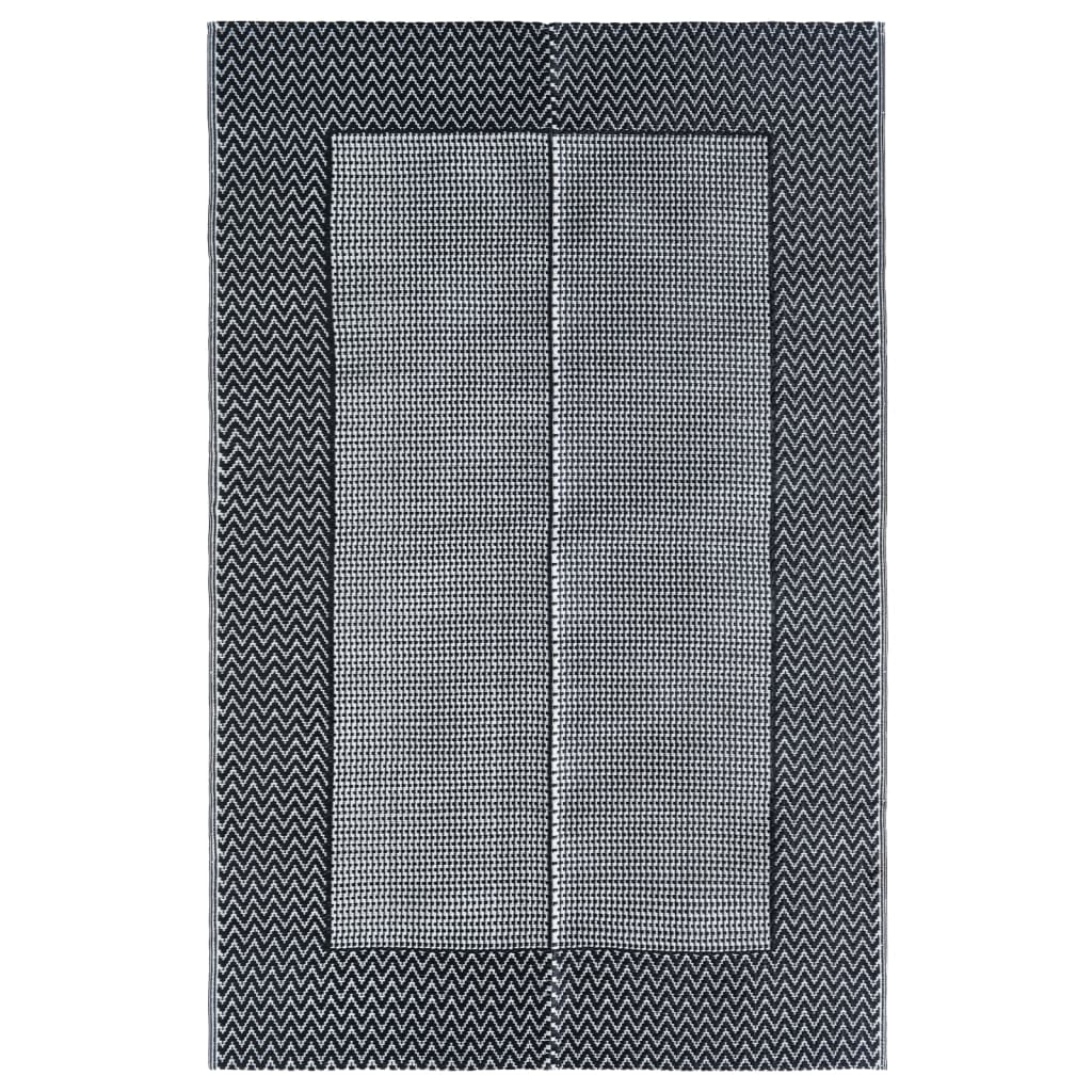 Venkovní koberec šedý 120 x 180 cm PP