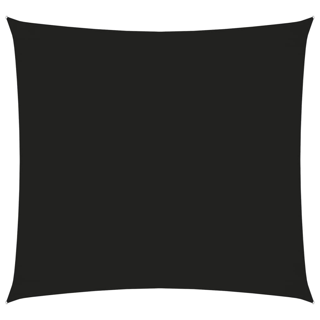 Stínící plachta oxfordská látka čtvercová 2,5 x 2,5 m černá