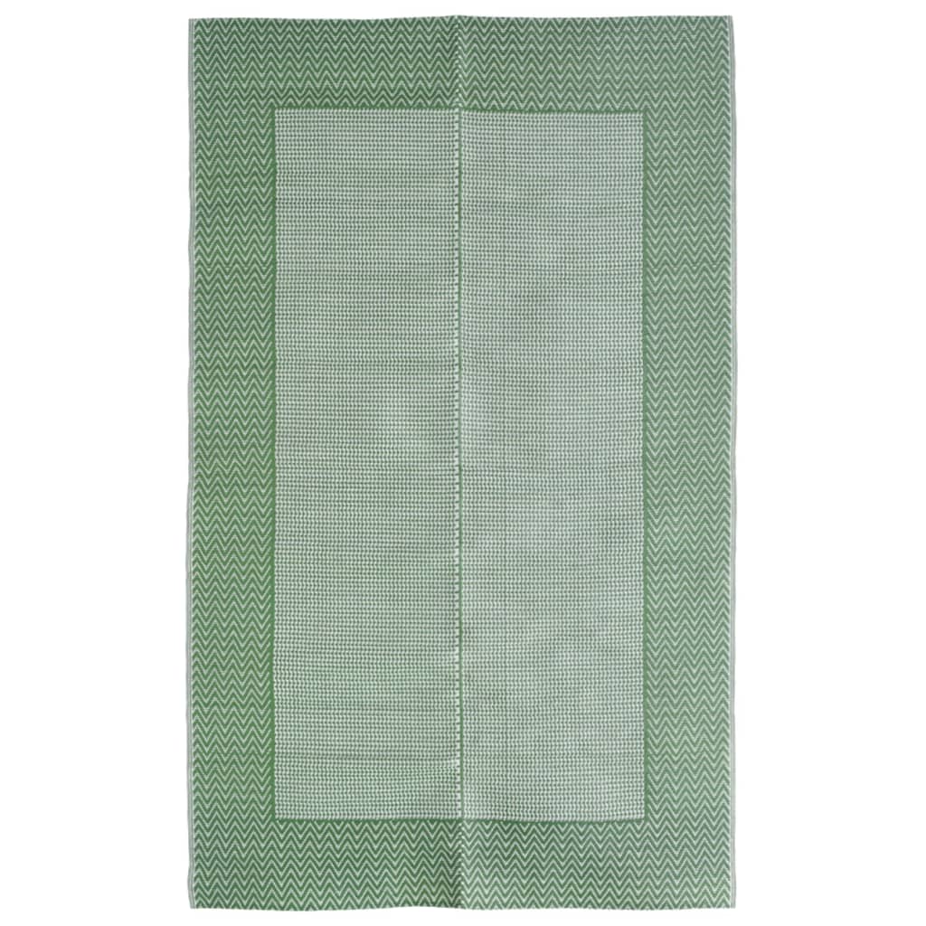 Venkovní koberec zelený 120 x 180 cm PP