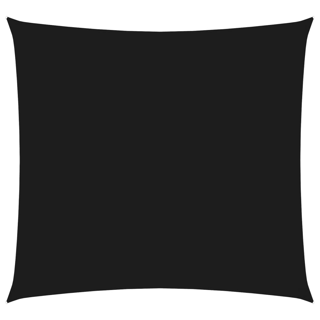 Stínící plachta oxfordská látka čtvercová 3 x 3 m černá