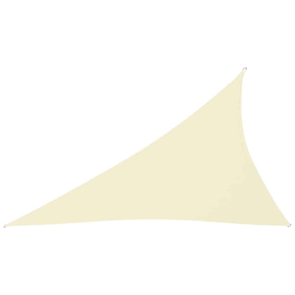 Stínící plachta oxfordská látka trojúhelníková 3x4x5 m krémová