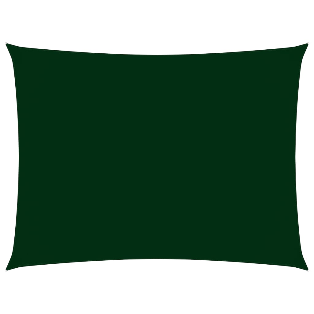 Stínící plachta oxfordská látka obdélníková 6x7 m tmavě zelená