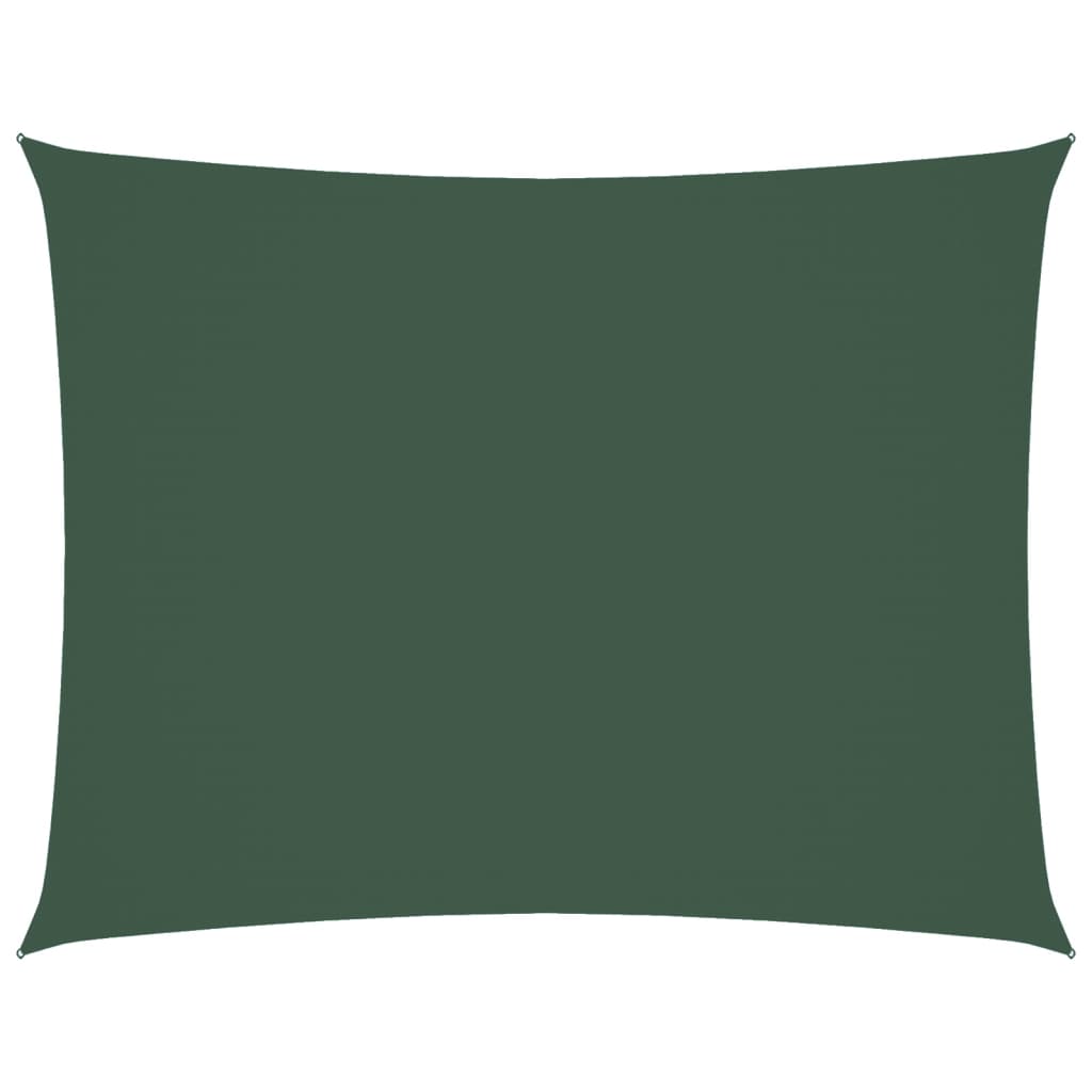 Stínící plachta oxfordská látka obdélník 3,5x4,5 m tmavě zelená