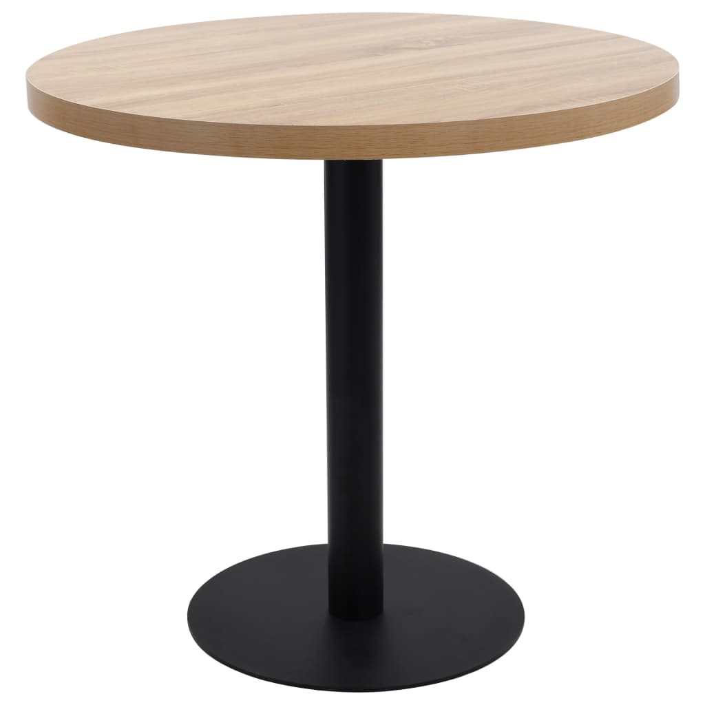 Bistro stolek světle hnědý 80 cm MDF