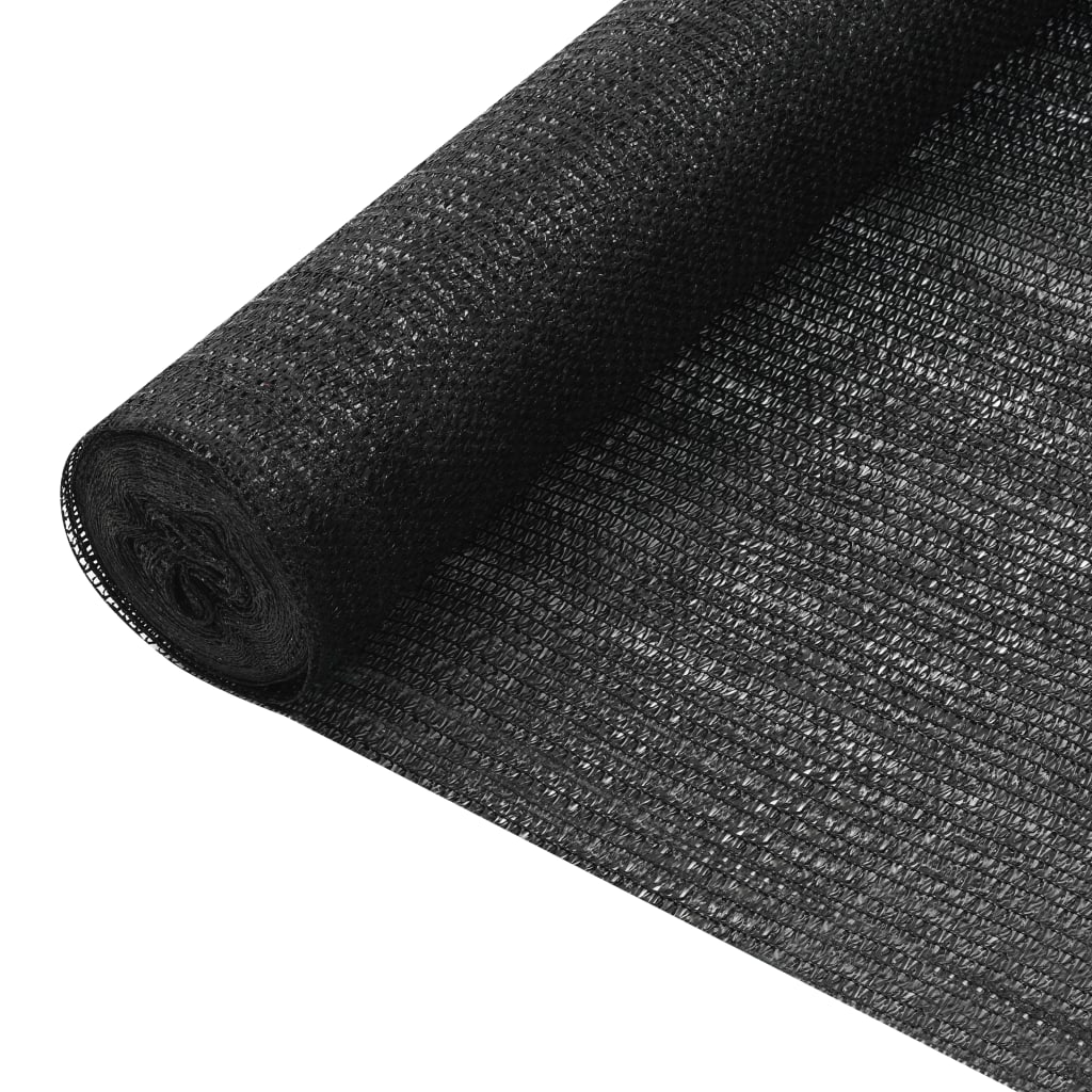 Stínící tkanina černá 1 x 10 m HDPE 75 g/m²