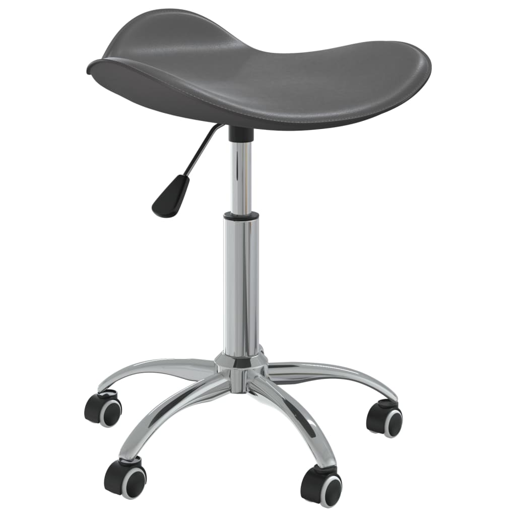Kancelářská židle šedá umělá kůže