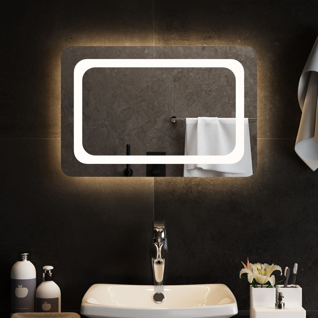 Koupelnové zrcadlo s LED osvětlením 60x40 cm