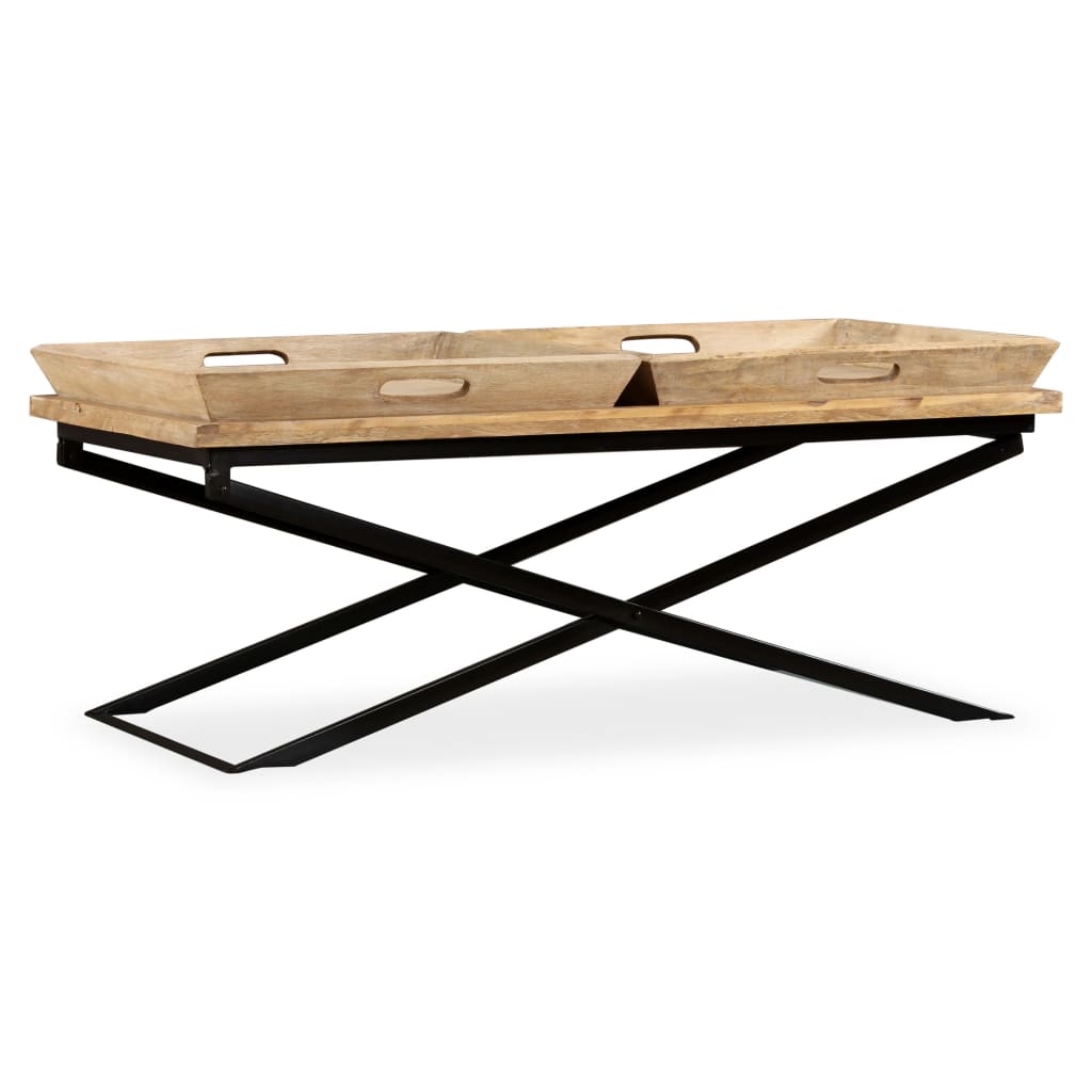 Konferenční stolek z masivního mangovníkového dřeva 110x55x42cm