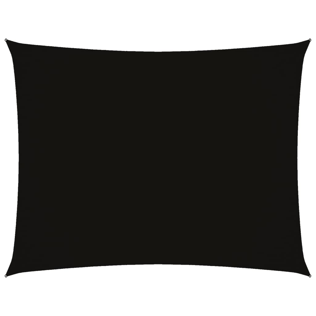 Stínící plachta oxfordská látka obdélníková 2,5 x 3,5 m černá