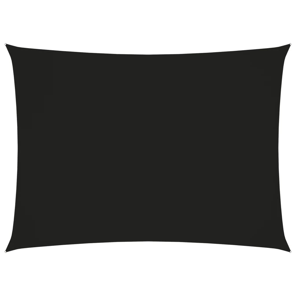 Stínící plachta oxfordská látka obdélníková 2,5 x 4 m černá