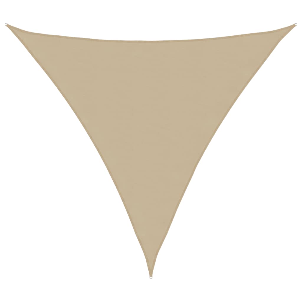 Stínící plachta oxfordská látka trojúhelníková 3x3x3 m béžová